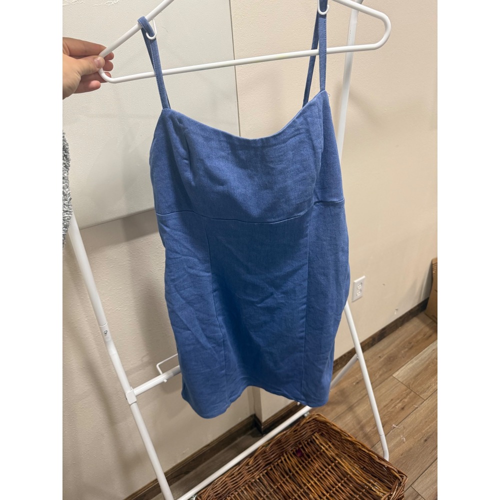 Clean Girl Soft Girl Western Basic‎ Denim Bodycon Dress SIze 1XL